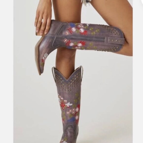 Dingo Poppy Western Boots - Picture 1 of 10